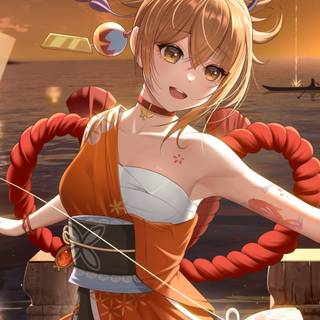 Genshin Impact Yoimiya wallpaper