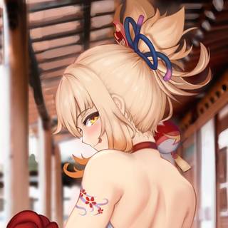 Genshin Impact Yoimiya wallpaper