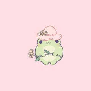 Spring frogs wallpaper