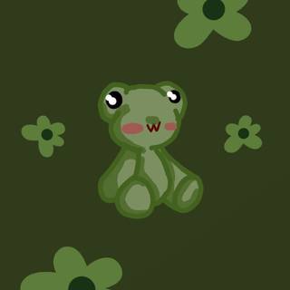 Spring frogs wallpaper