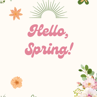 Colored spring wallpaper