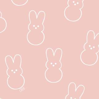 Preppy Easter phone wallpaper