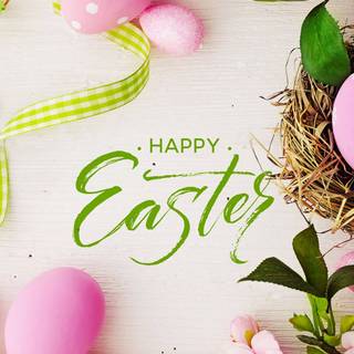 Preppy Easter phone wallpaper