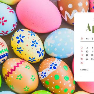 April Easter 2023 wallpaper