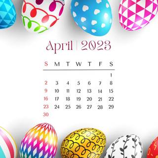 April Easter 2023 wallpaper