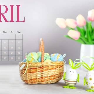 April Easter 2023 wallpaper