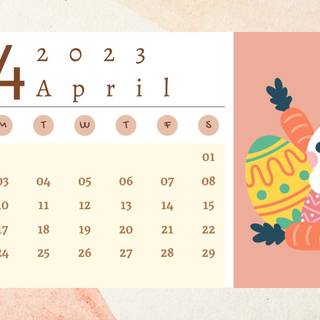April Easter 2023 wallpaper