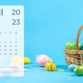 April Easter 2023 wallpaper