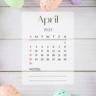 April Easter 2023 wallpaper