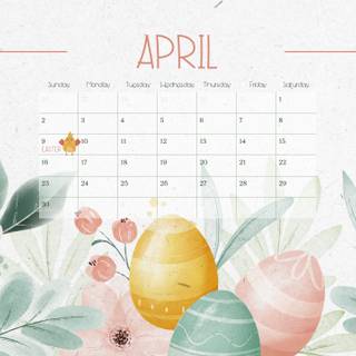 April Easter 2023 wallpaper
