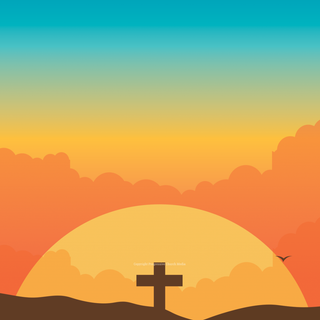 Sunrise Easter wallpaper