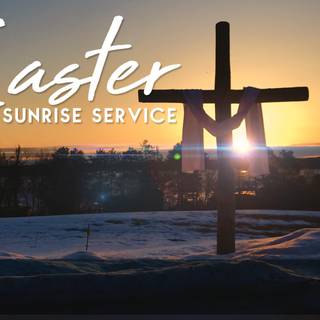 Sunrise Easter wallpaper