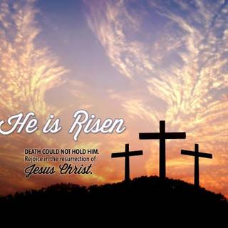 Sunrise Easter wallpaper