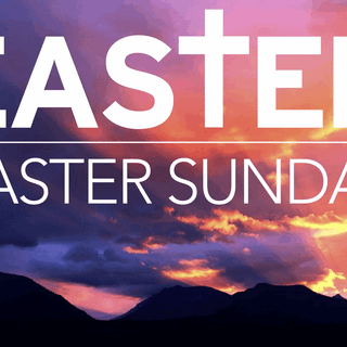 Sunrise Easter wallpaper