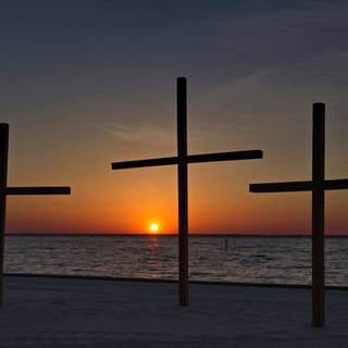 Sunrise Easter wallpaper