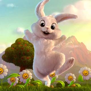 Easter flowers meadow wallpaper