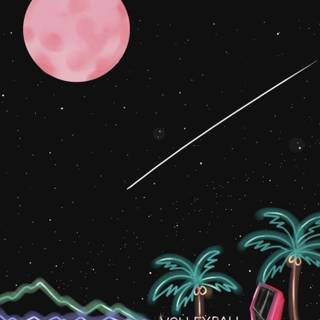 Summer night vibe wallpaper