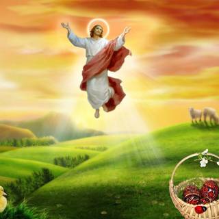 Jesus is risen wallpaper