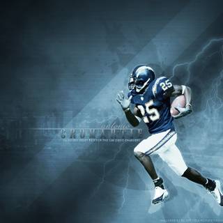 Blue football wallpaper