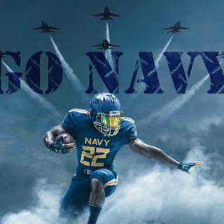 Blue football wallpaper