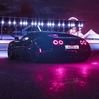 Purple Bugatti wallpaper