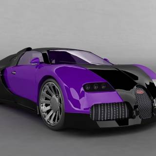 Purple Bugatti wallpaper