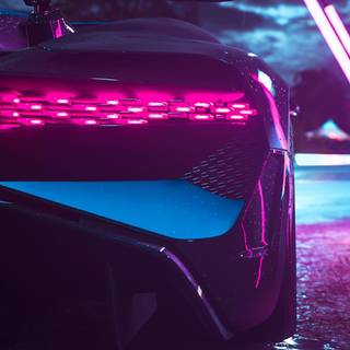 Purple Bugatti wallpaper