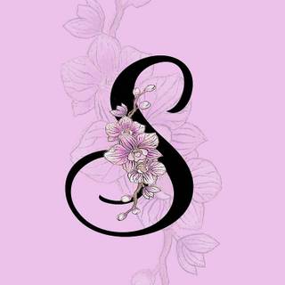 Purple letter S wallpaper