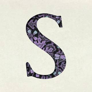 Purple letter S wallpaper