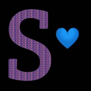 Purple letter S wallpaper