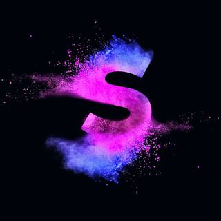 Purple letter S wallpaper