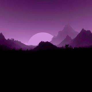 Clean purple wallpaper