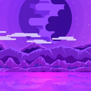 Clean purple wallpaper