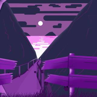 Clean purple wallpaper