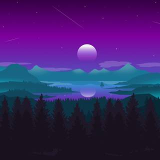 Clean purple wallpaper