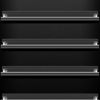 Black shelf wallpaper