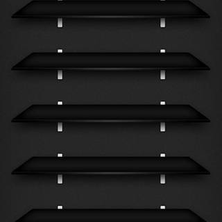 Black shelf wallpaper