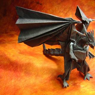 Origami 3D wallpaper