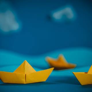 Origami 3D wallpaper