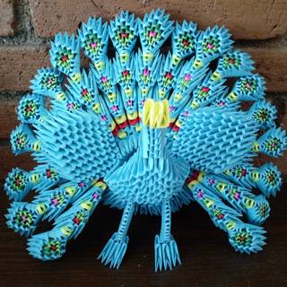 Origami 3D wallpaper