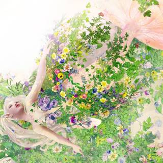 Spring nature elf wallpaper