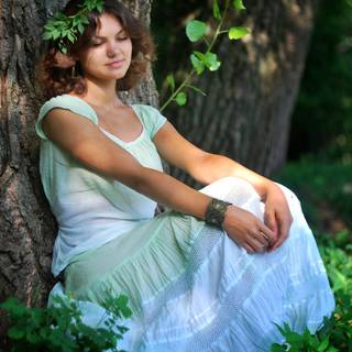 Spring nature elf wallpaper