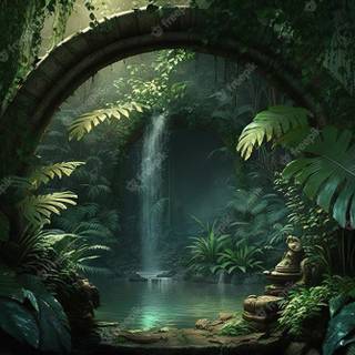 Spring nature elf wallpaper