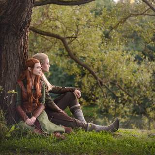 Spring nature elf wallpaper