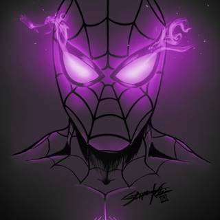Purple Spider-Man wallpaper