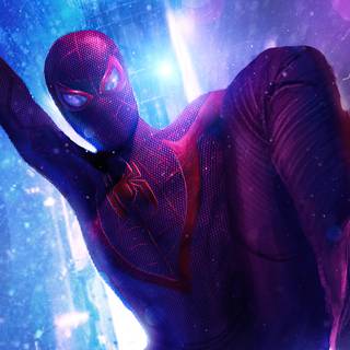 Purple Spider-Man wallpaper