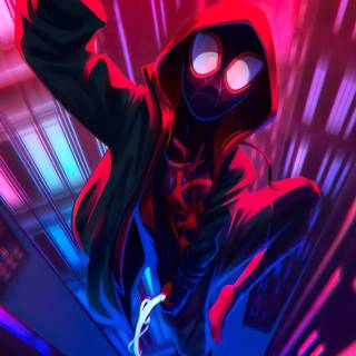 Purple Spider-Man wallpaper