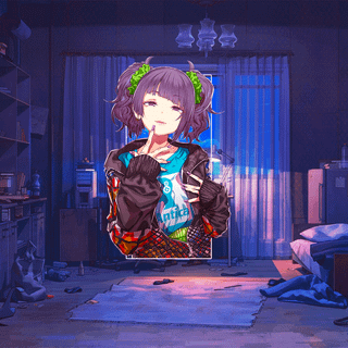 Room gaming girl wallpaper