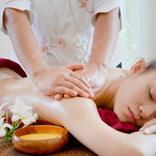 Body massage wallpaper