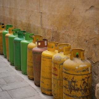 Gas cylinder wallpaper